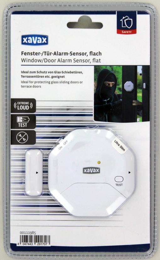 Xavax 00111985 Hama Flat Window/Door Alarm Sensor White