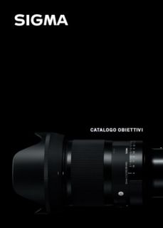 Sigma lenses catalogue 2022 (italiano)